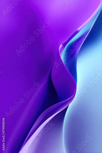 Digital wallpaper abstract pattern with purple and blue fluid gradient