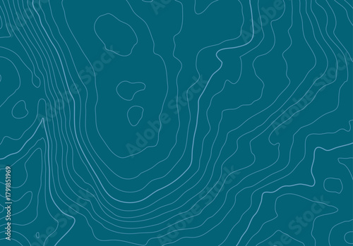 Topographic map background with altitude lines. Abstract terrain topography with elevation levels of the relief
