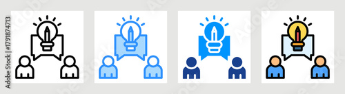Creative Communication Icon Collection Set Multiple Style