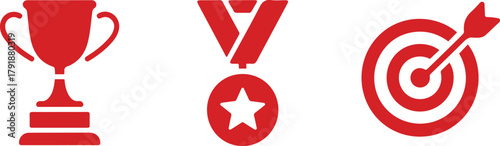 3d red arrow sign on white background