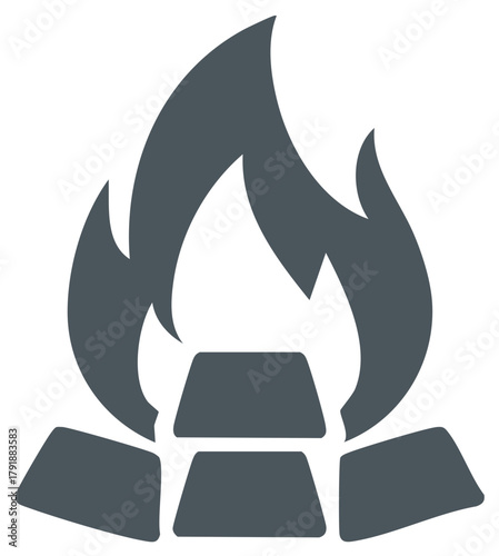 Burning Gold Bars, Financial Crisis Concept, Risk and Loss of Investment