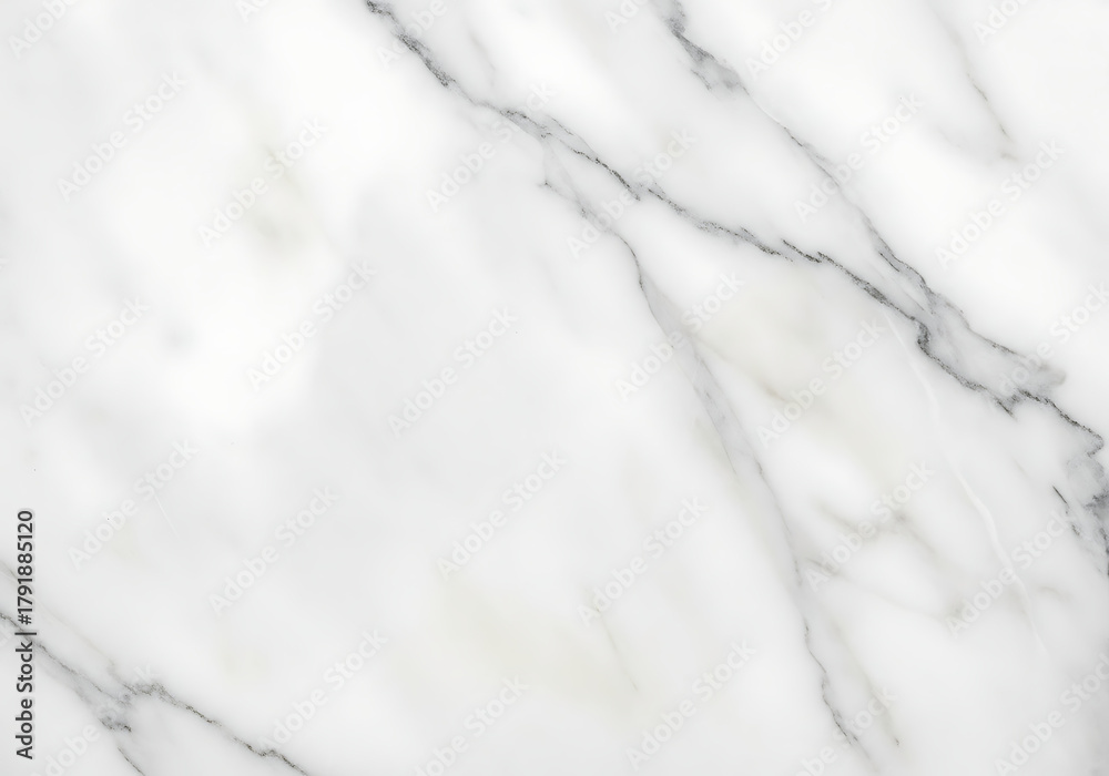 Obraz premium Luxurious high-resolution texture of white marble, featuring elegant, graceful black and grey natural veining
