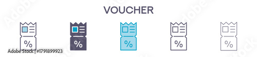 Voucher Element For Design Graphic - Multi Styles 