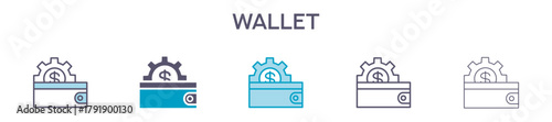 Wallet Element For Design Graphic - Multi Styles 