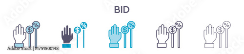 Bid Element For Design Graphic - Multi Styles 
