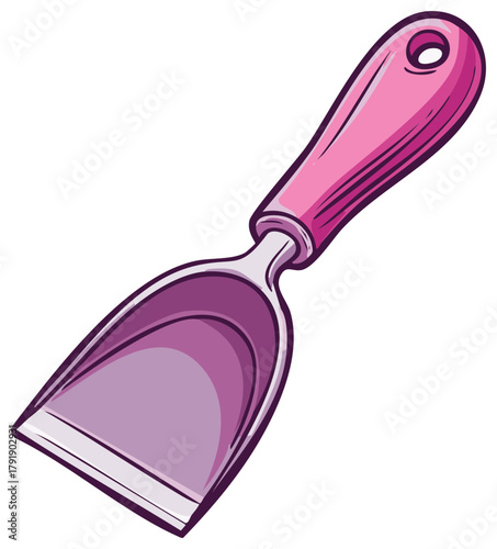 Pink Handheld Dustpan and Brush for Easy Cleaning