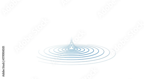 Soft Gradient Time Ripple Icon with Expanding Concentric Circles