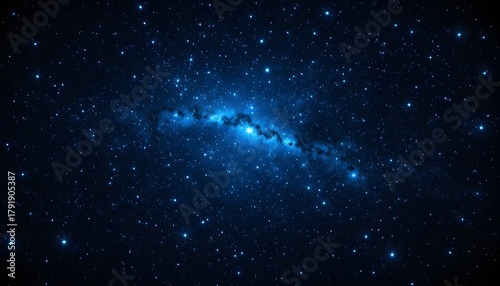 Starry night sky overlay with shimmering blue stars on a black background, contrasting with a bright white space, ideal for creative design projects and visual storytelling 