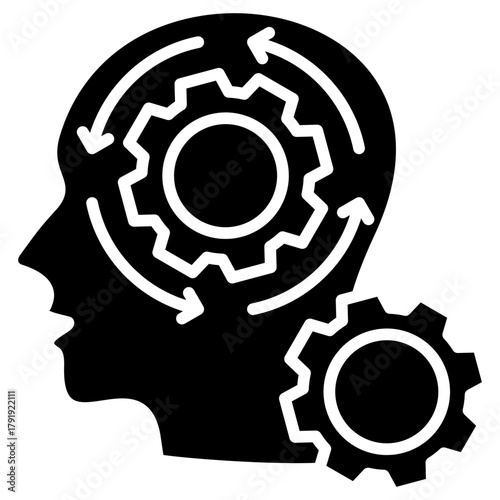 Critical Thinking glyph icon