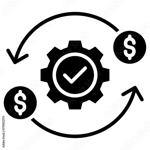 Sales Techniques glyph icon