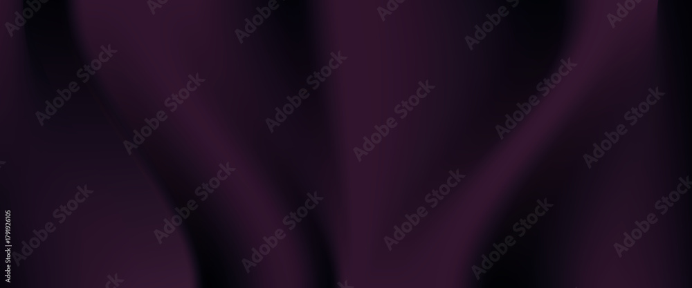 Obraz premium Luxury satin fabric background in dark burgundy hues with soft folds. Minimal vector texture ideal for premium branding, stylish presentations, and elegant abstract digital compositions.