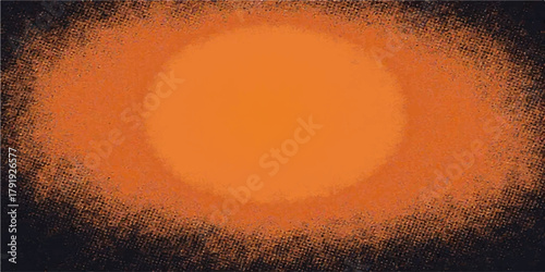 Abstract orange background featuring the bright summer sun and vibrant clouds over a fiery nature landscape