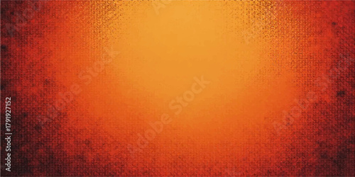 Vintage orange and yellow paint texture grunge background with fire-like flame heat and light illustration