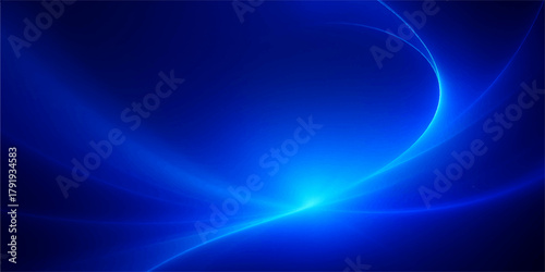 Abstract dark blue wave design with glowing light lines and purple energy pattern motion background illustration