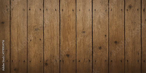 Fototapeta Old weathered brown wooden wall plank texture background