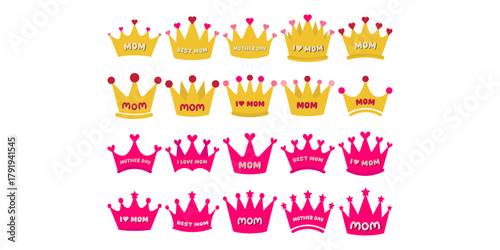 Mother's Day Crown Illustration