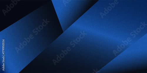 Luxurious blue background with grainy texture. Abstract glowing background modern concept. Minimalist futuristic geometric. Luxury background