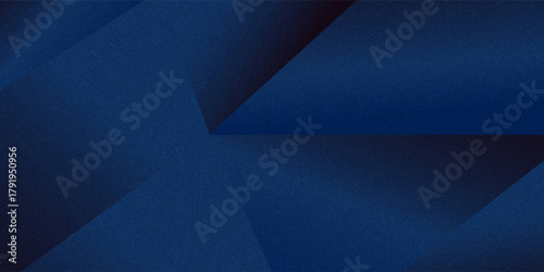 Luxurious blue background with grainy texture. Abstract glowing background modern concept. Minimalist futuristic geometric