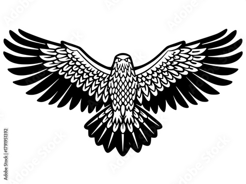 eagle with wings