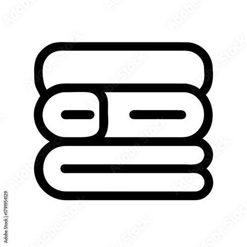 Stack of folded towels