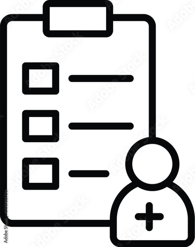 enrollment web icon in outline style