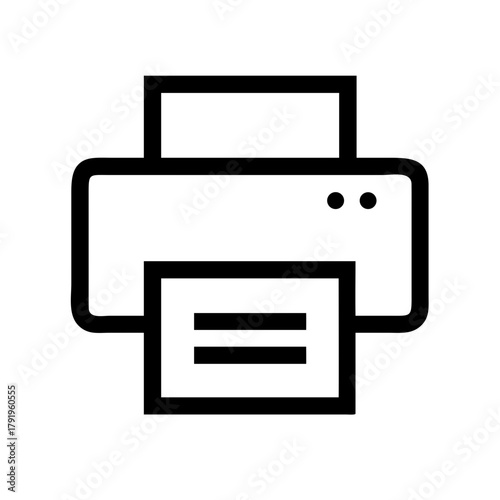 Printer icon representing printing documents