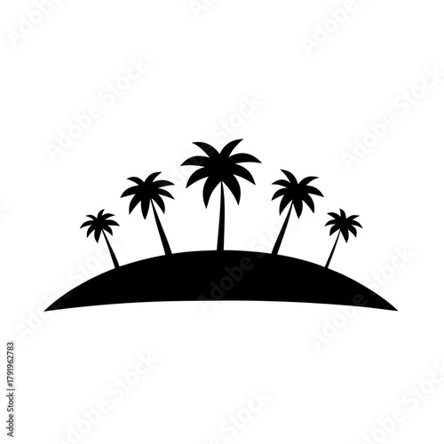 palm trees on the beach