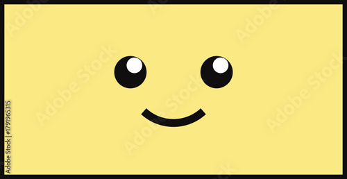 ractangle shape cute cartoon