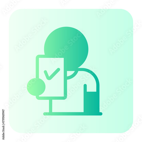 prepare gradient icon