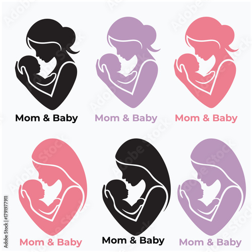 specila baby logo mom care