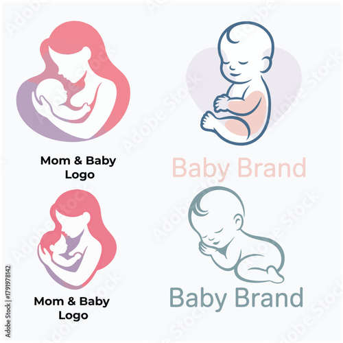 specila baby logo mom care