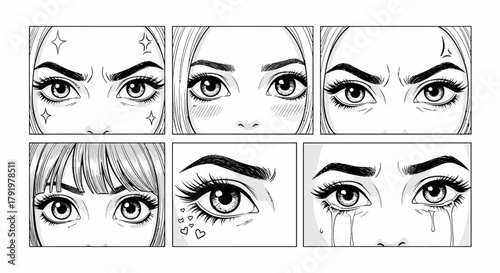 Diverse Eye Expressions A Collection of Emotions Through Eyes