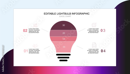 Modern Business Service Overview Presentation Slide with Layered Sphere Graphic