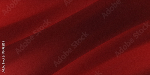 Red and black abstract smooth gradation background with grainy noise