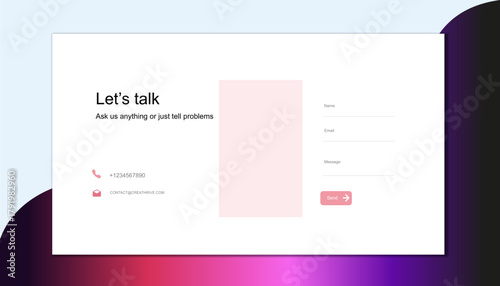 Modern Business Service Overview Presentation Slide with Layered Sphere Graphic