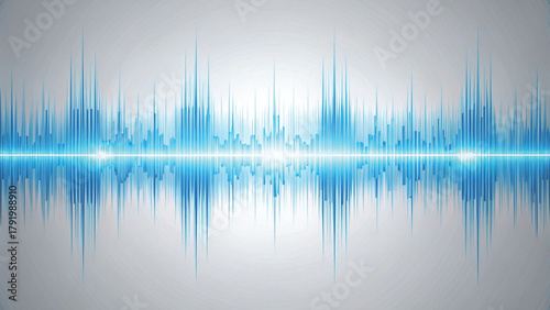 Sound Waveform Equalizer Digital Radio Vector background 