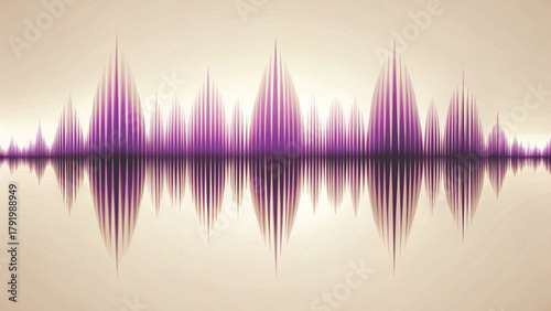 Sound Waveform Equalizer Digital Radio Vector background 