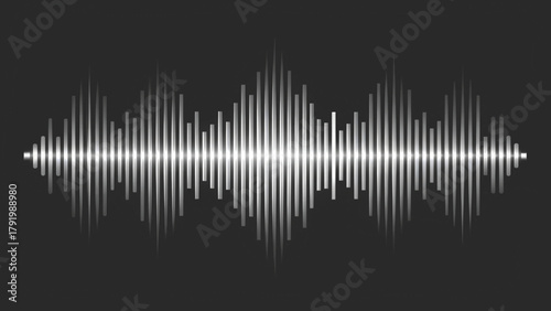 Sound Waveform Equalizer Digital Radio Vector background 
