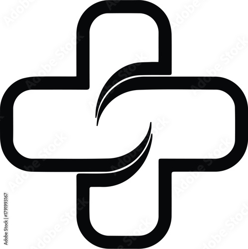 Silhouette of 44 magnum revolver firearm illustration