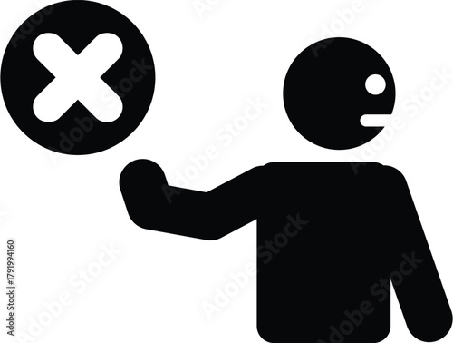 Ak 47 rifle silhouette military weapon black design