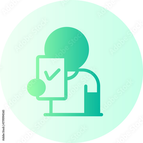 prepare gradient icon