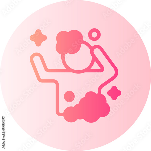 shower gradient icon