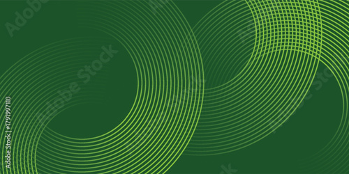 Abstract blue glowing geometric lines on dark blue background arts green vector illustration eps10