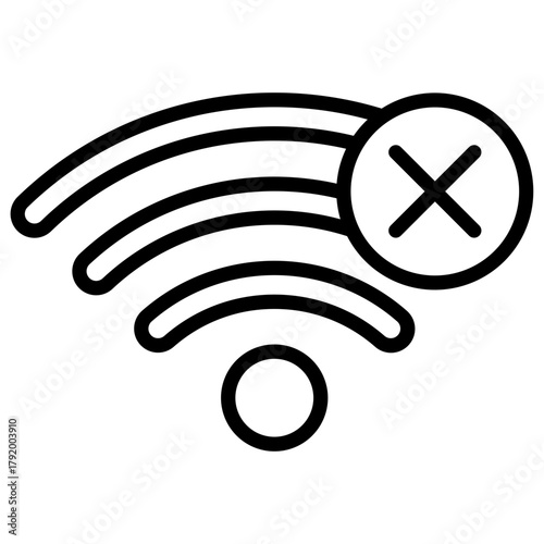 Disconnect Outline Icon