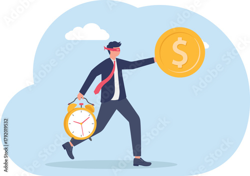 illustration of fraud manipulating investment time schedules

