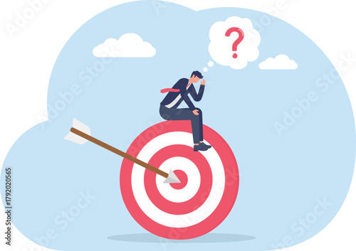 illustration of uncertainty in strategies for achieving business targets effectively and efficiently
