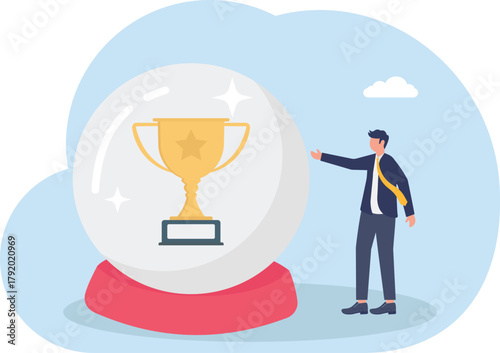 illustration of securing achievements and awards as a leading company
