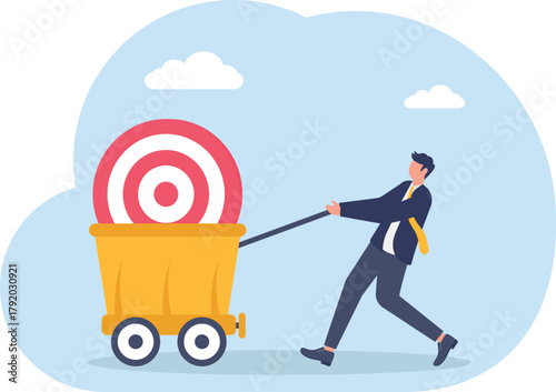  illustration of completing and achieving business targets
