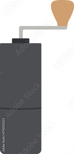 Manual hand crank coffee grinder