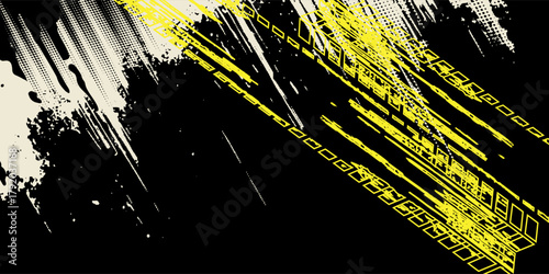 Racing graphic background vector for Truck,boat and vehicle branding. vinyl and wrap ready.